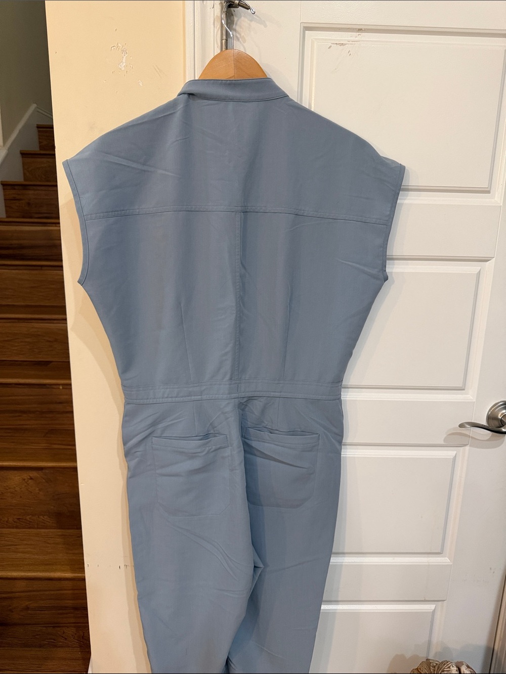 Figs Rafaela Jogger Scrub Jumpsuit Blue Medium NWOT - Picture 7 of 7